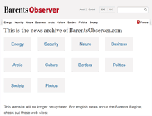 Tablet Screenshot of barentsobserver.com